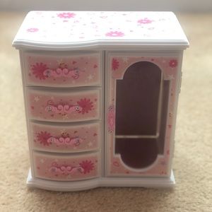 Upright Musical Jewelry Box